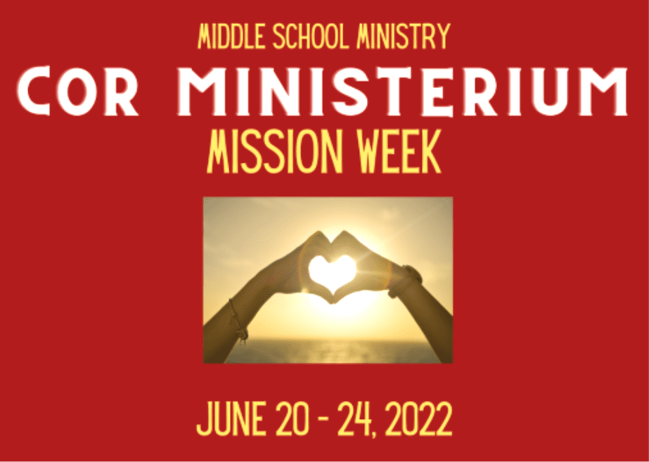 Middle School Mission Week June 2024 St. Patrick St. Anthony